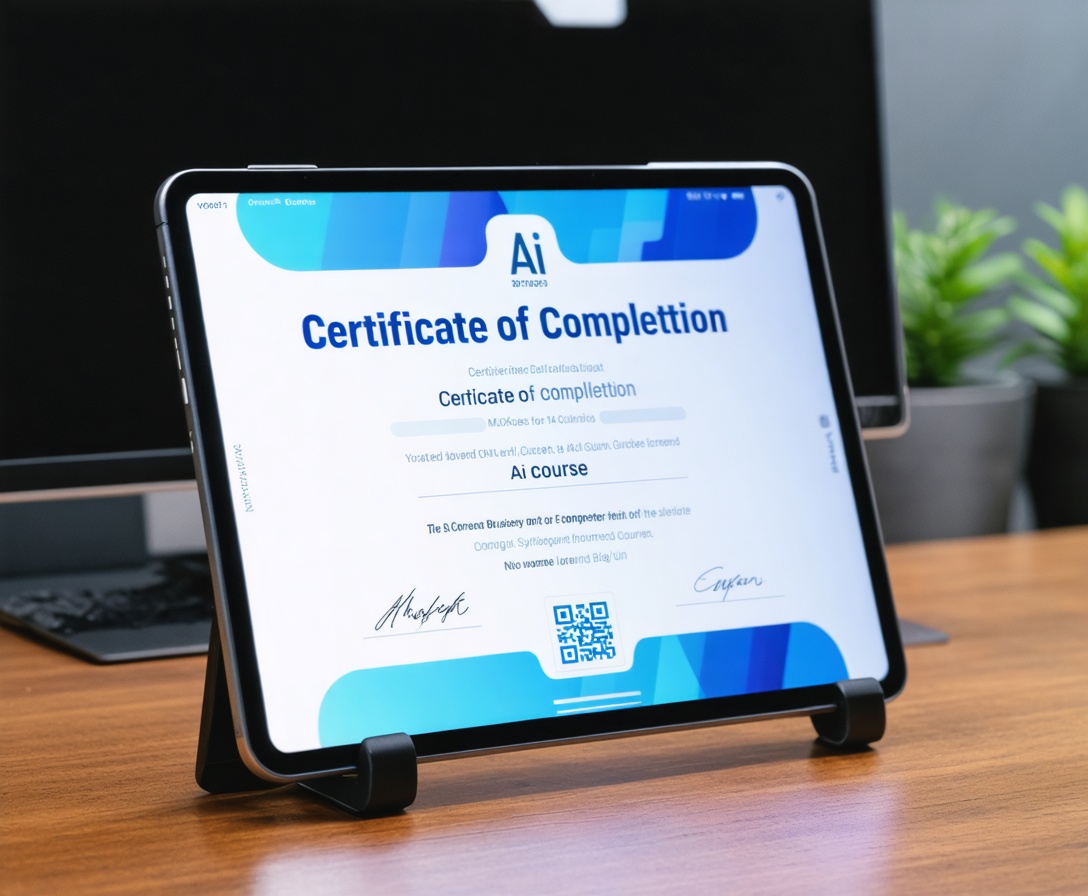 Beispiel eines offiziellen Kurszertifikats